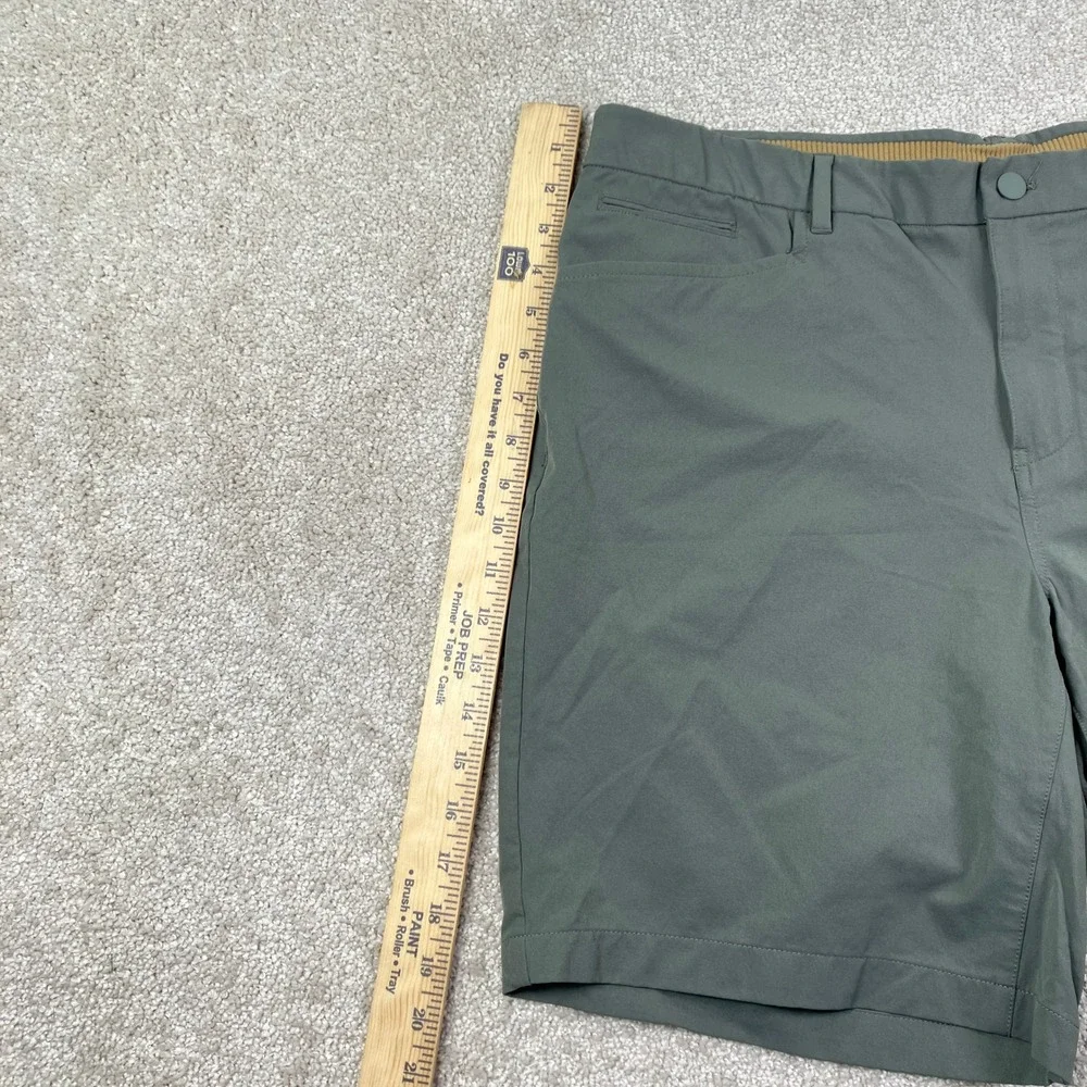 REI Co-op Mens 38 Shorts Green Sahara Path Hiking Stretch Gorpcore 167458